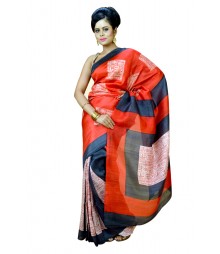 Fashionable Multi Colour Designer Silk Saree DSCA0555